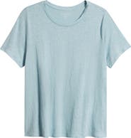 Eileen Fisher Organic Linen Crewneck T-Shirt