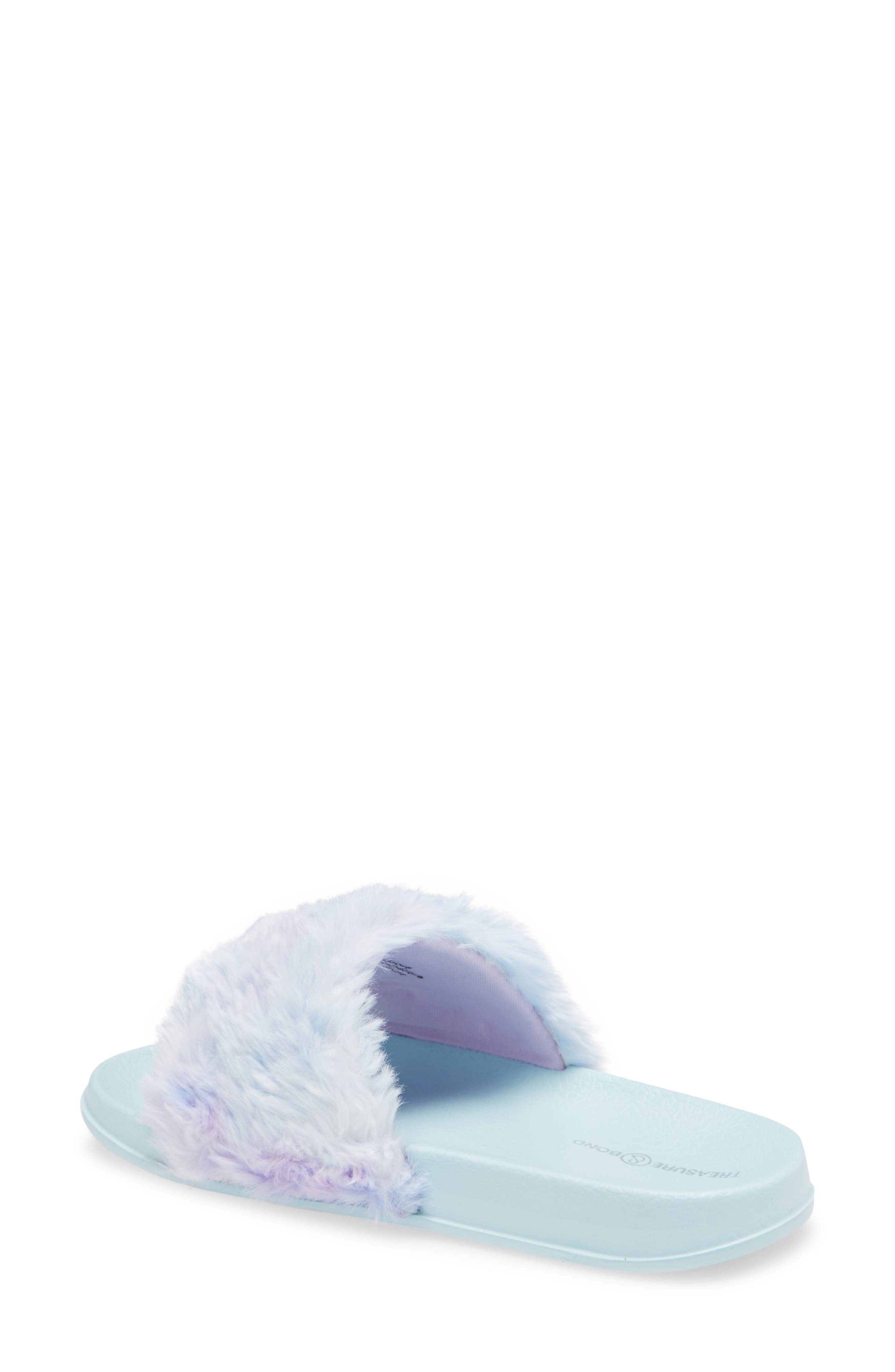 Stella Slide Sandal, Alternate, color, BLUE LIGHT MULTI