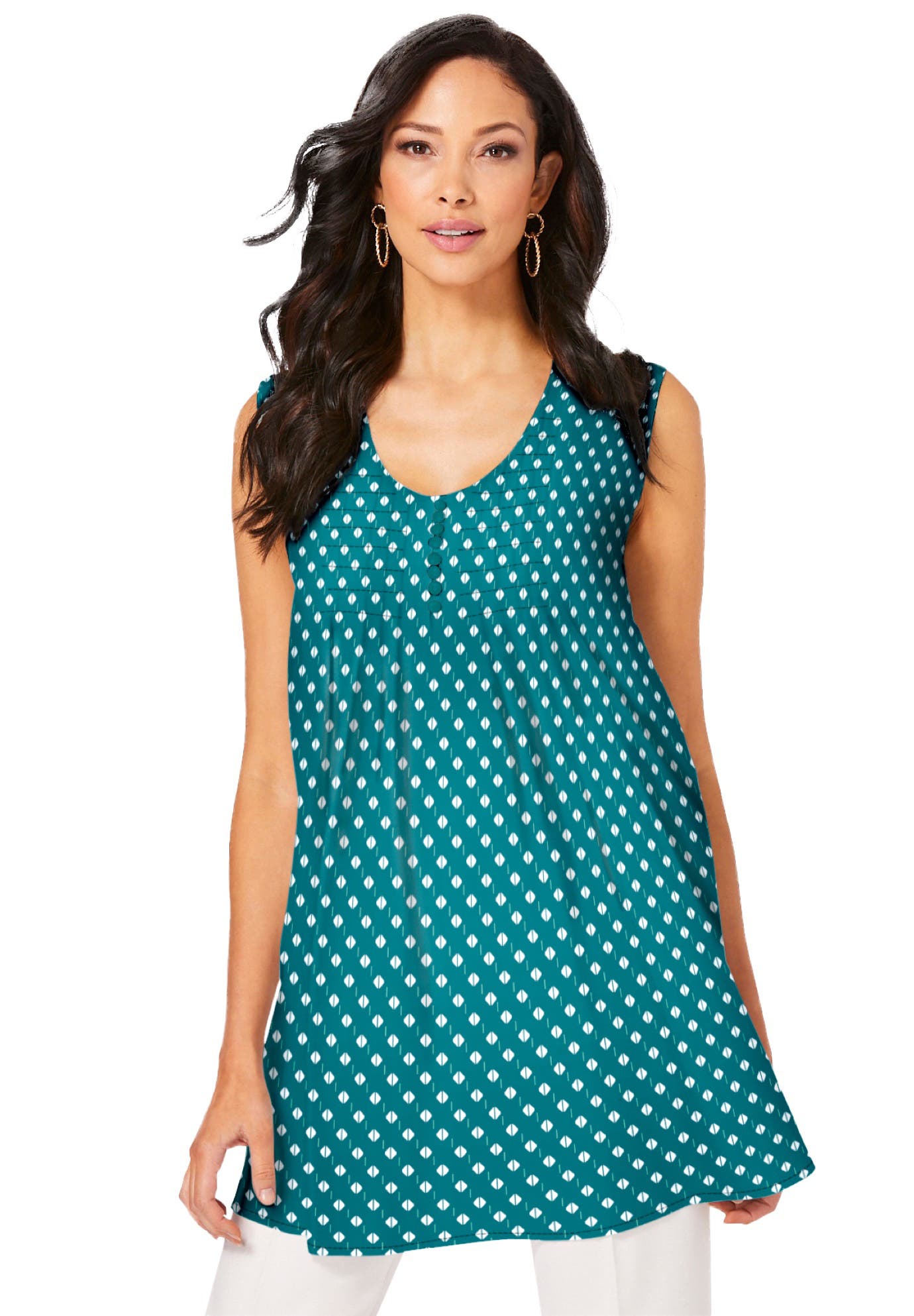TROPICAL TEAL DIAMOND GEO
