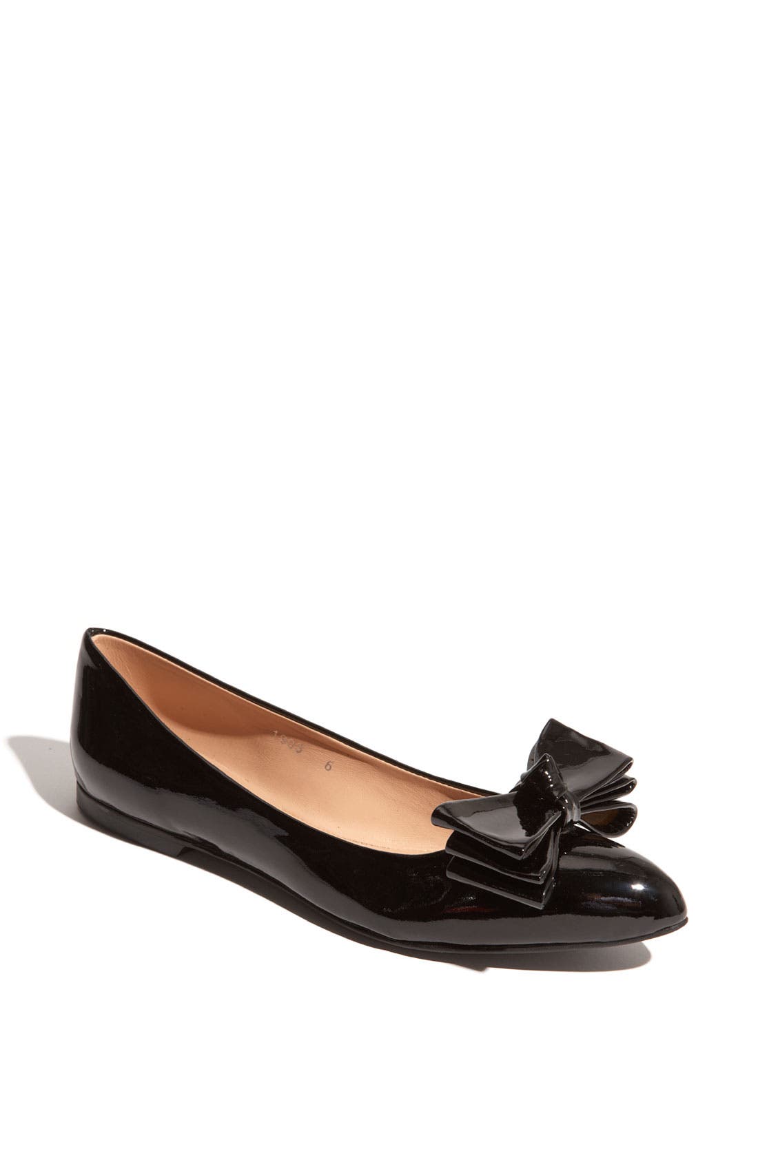 '1903' Bow Ballet Flat (Nordstrom Exclusive), Main, color, BLACK
