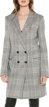 Bardot Plaid Coat