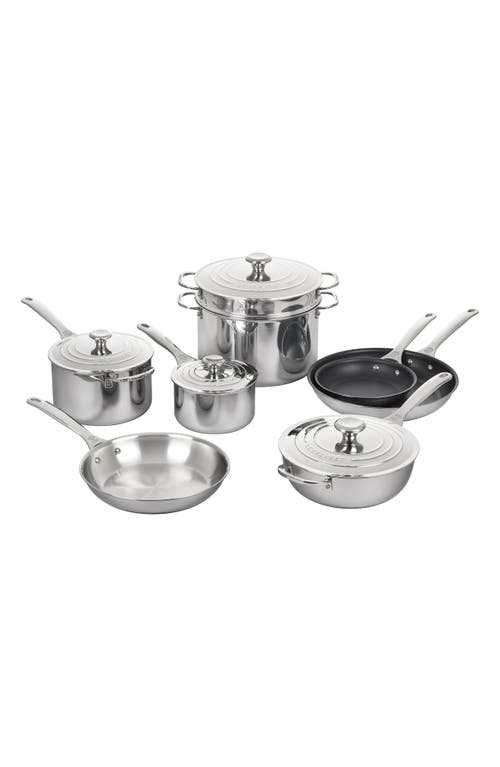 Le Creuset Stainless Steel 12-piece Set In Na