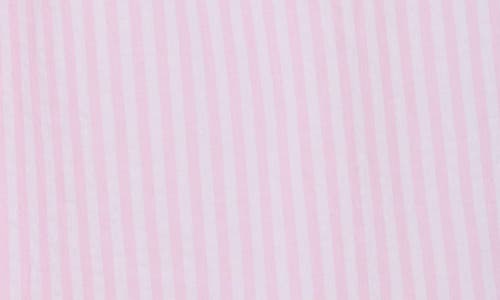 Lush Stripe Babydoll Minidress In Pink Stripe