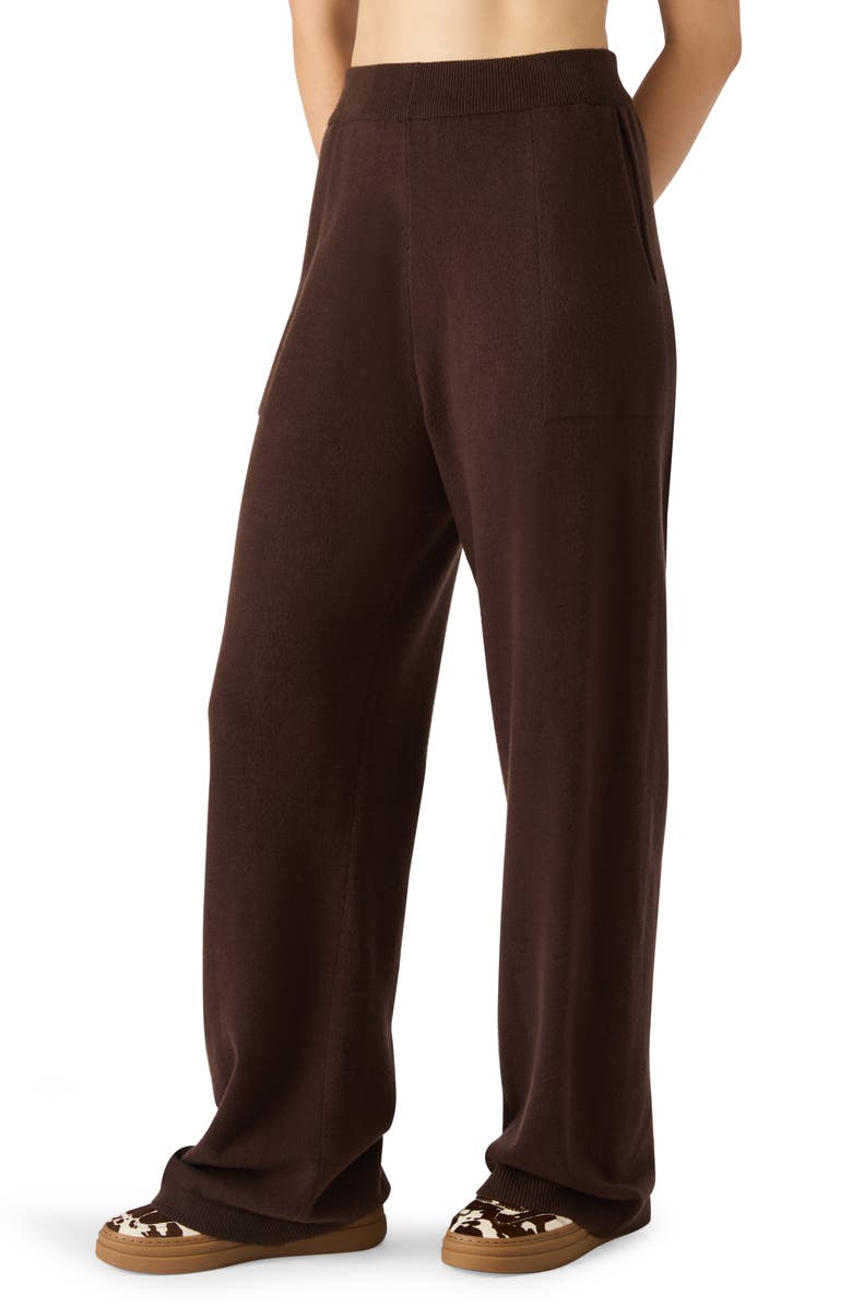 Steve Madden Kori Sweater Pants, Alternate, color, Dark Espresso