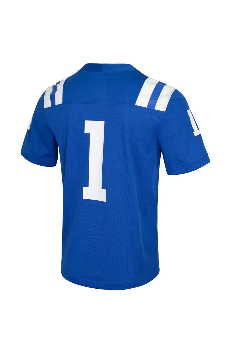 Nike Men's Nike #1 Royal Duke Blue Devils Untouchable Game Jersey, Alternate, color, 