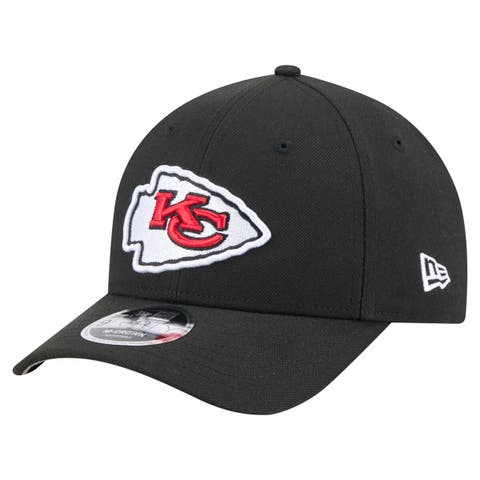Men's New Era  Black Kansas City Chiefs Team Collection 9FORTY M-Crown Adjustable Hat