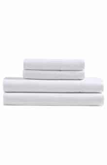 Calvin Klein Microdot Grid 300 Thread Count Cotton Sateen Sheet Set