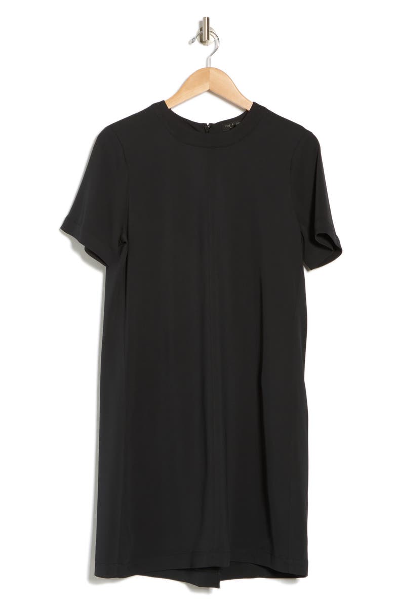 rag & bone Alyssa T-Shirt Dress, Alternate, color, Black