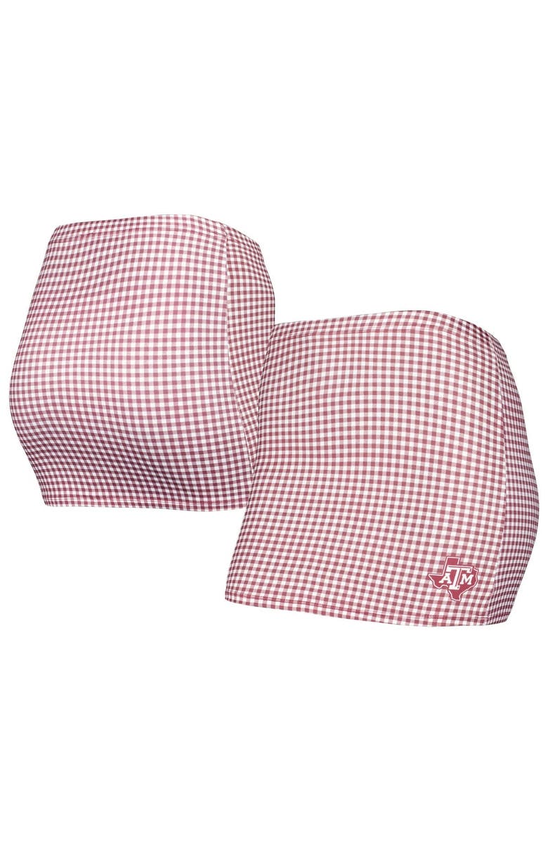 ZOOZATZ Women's ZooZatz Maroon Texas A&M Aggies Sublimated Mini Skirt, Main, color,