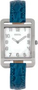 BERTHA Marisol Swiss MOP Leather-Band Watch