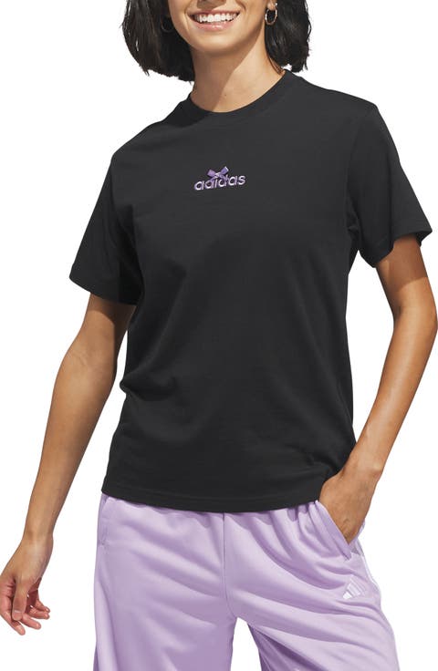 Bow Logo Cotton T-Shirt