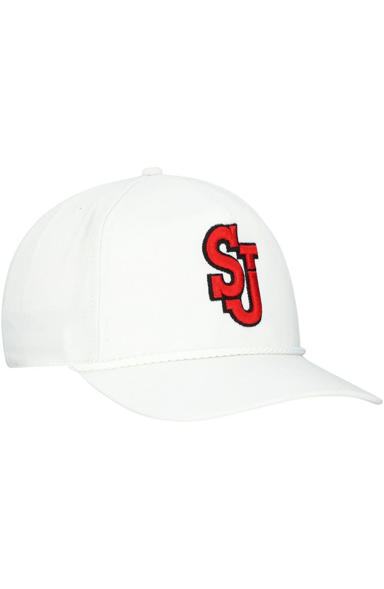 '47 Men's '47 White St. John's Red Storm Logo Rope Hitch Adjustable Hat, Alternate, color, 