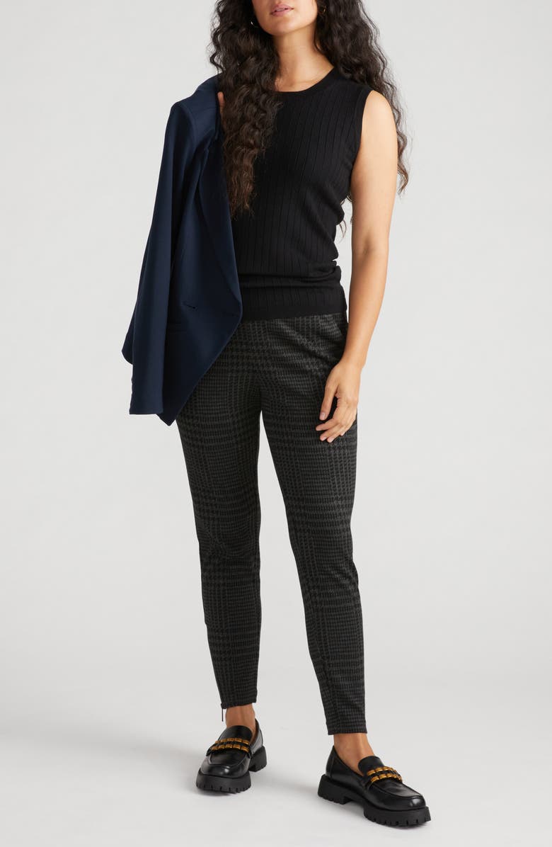 Universal Standard Workwear Rib Sweater Vest, Alternate, color, Black