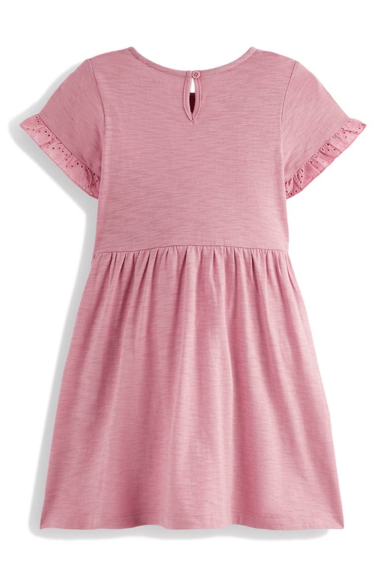 Kids' Eyelet Cotton Dress, Alternate, color, PINK HAZE