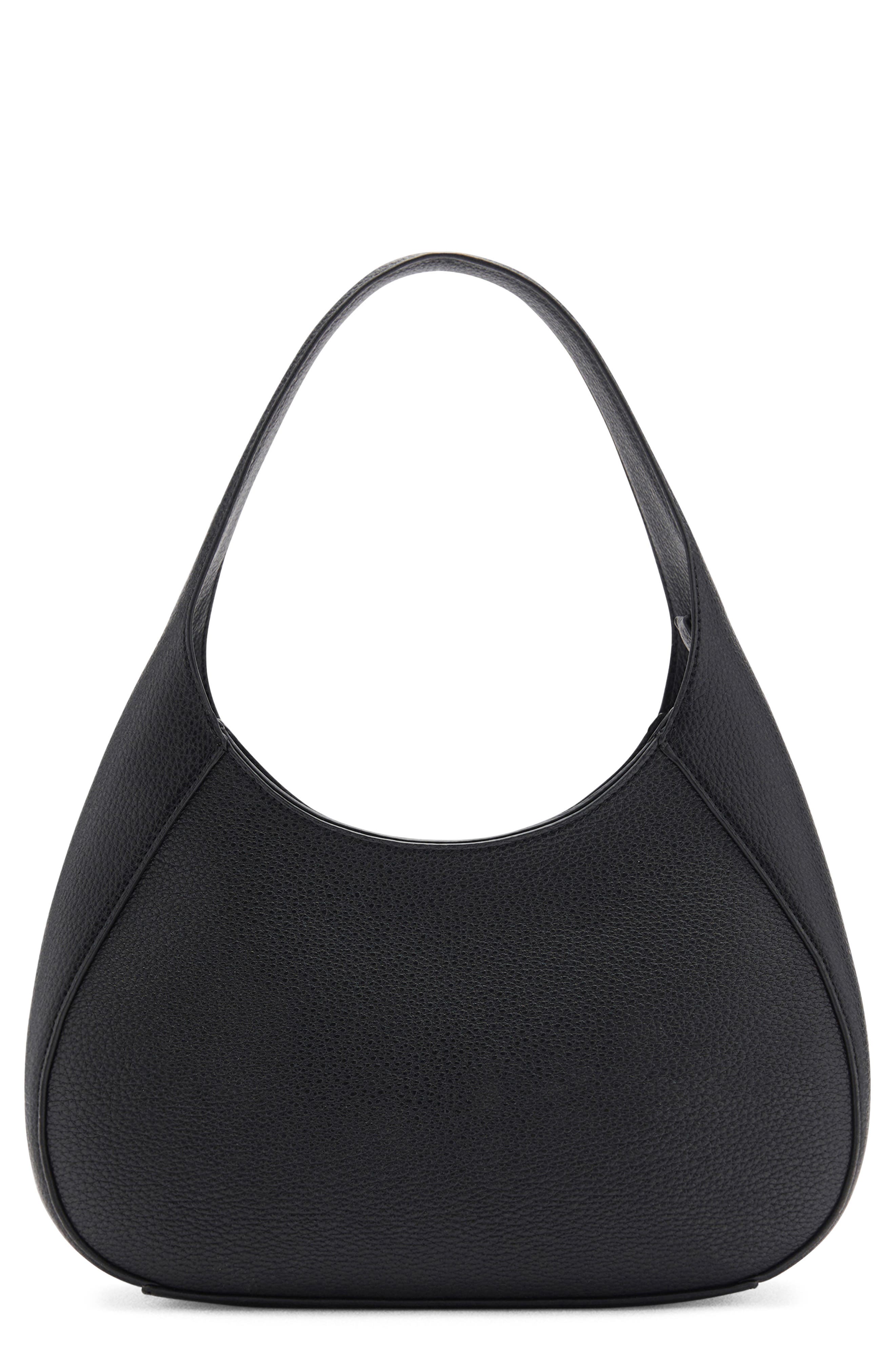 MANGO Faux Leather Shoulder Bag, Main, color, 