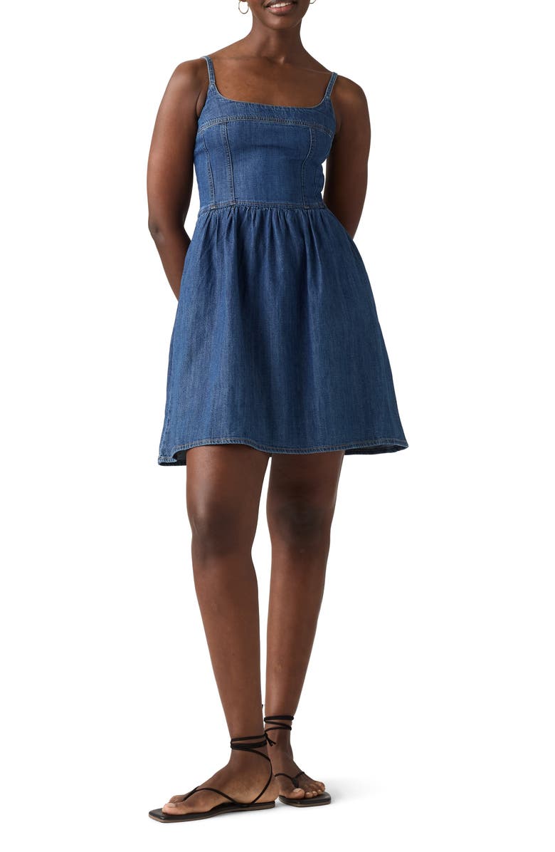 Levi's Jadine Denim Mini Dress, Main, color, 