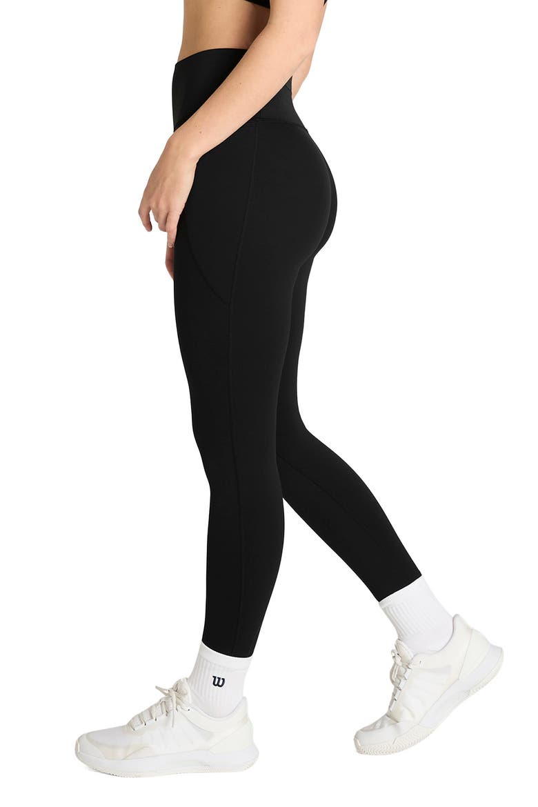 Advantage Tennis Tights, Alternate, color, BLACK