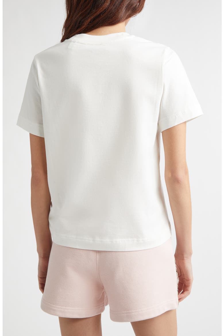 Frankie Embroidered EKD Stamp Cotton T-Shirt, Alternate, color, CHALK