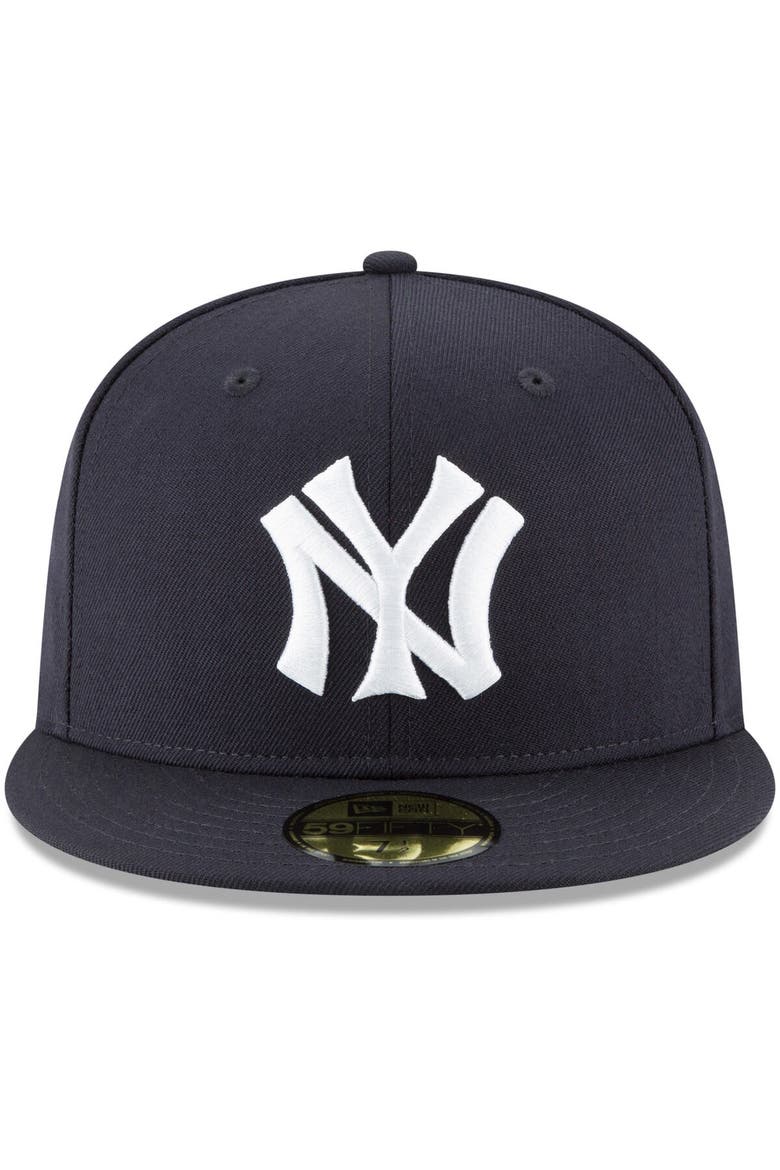 Men's New Era Navy New York Yankees Cooperstown Collection Wool 59FIFTY Fitted Hat, Alternate, color, Navy