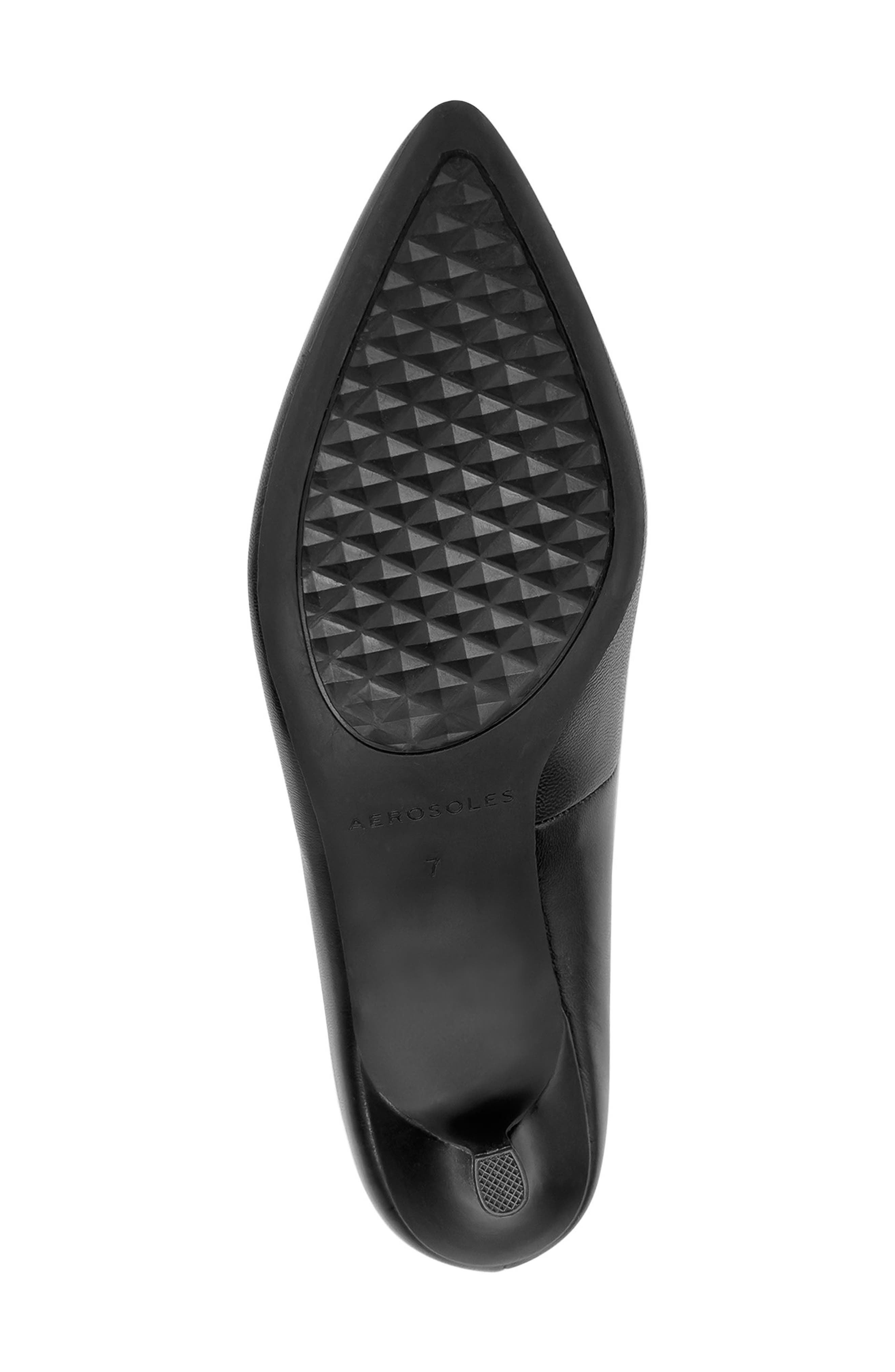 Aerosoles Elil Pump, Alternate, color, Black Leather