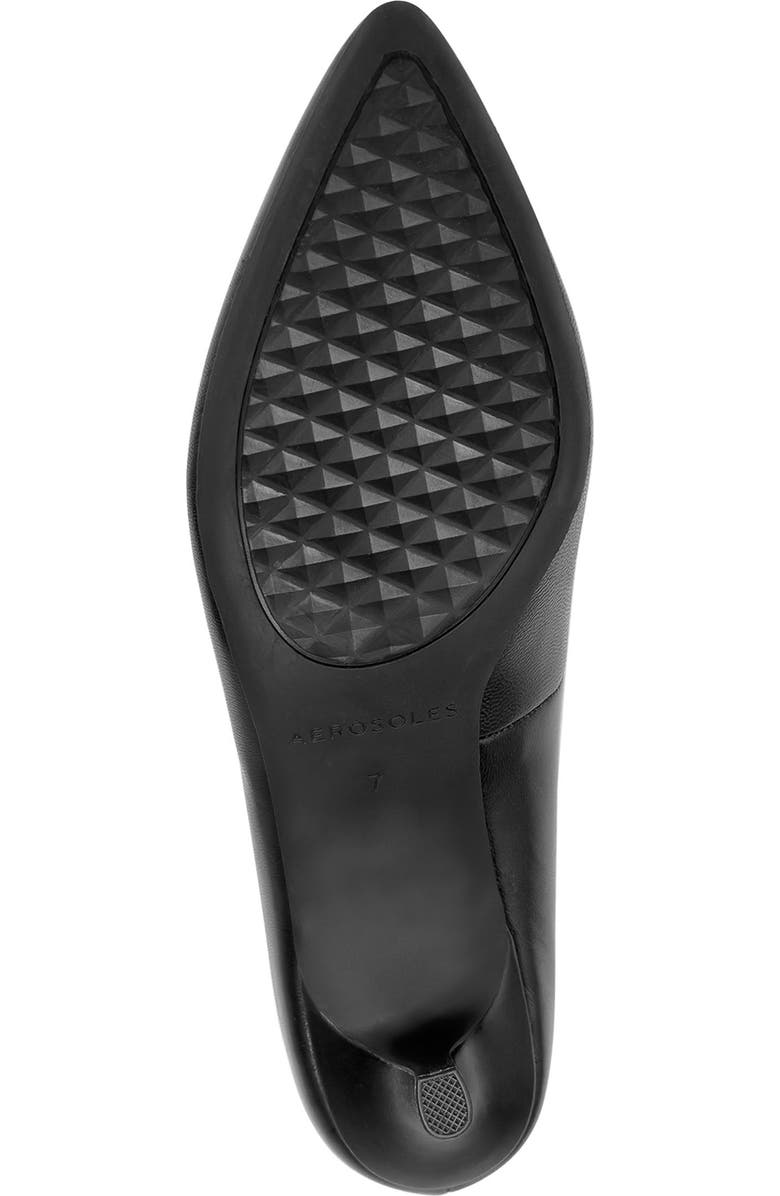 Aerosoles Elil Pump, Alternate, color, Black Leather