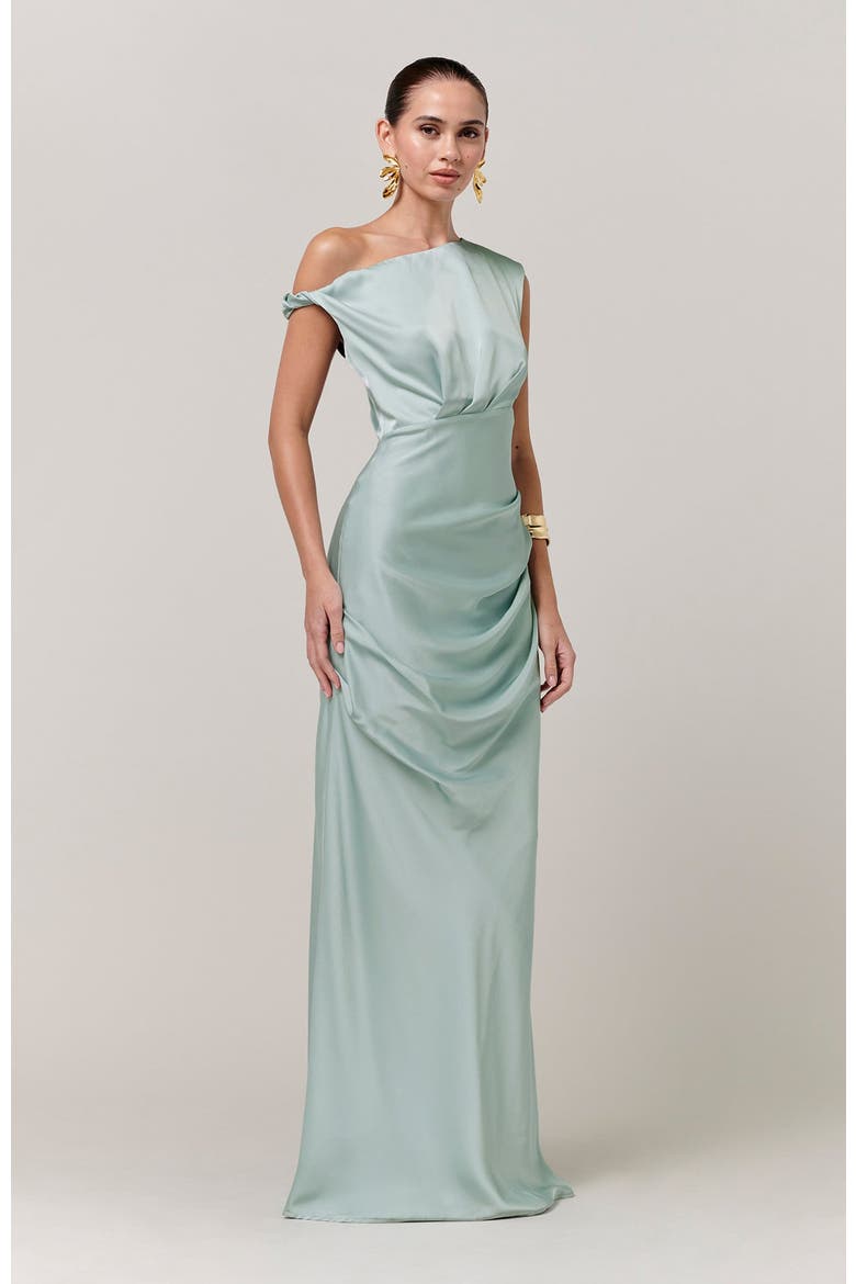 Justina Maxi Dress, Alternate, color, Seafoam