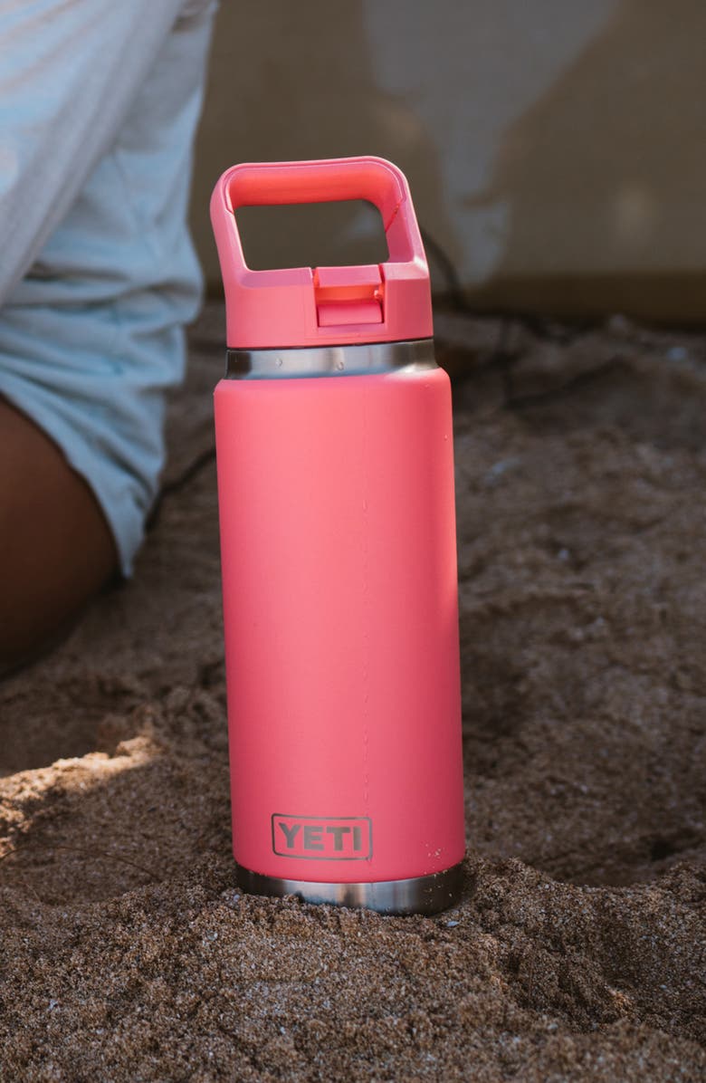 YETI Rambler 26-Ounce Straw Bottle, Alternate, color, Tropical Pink