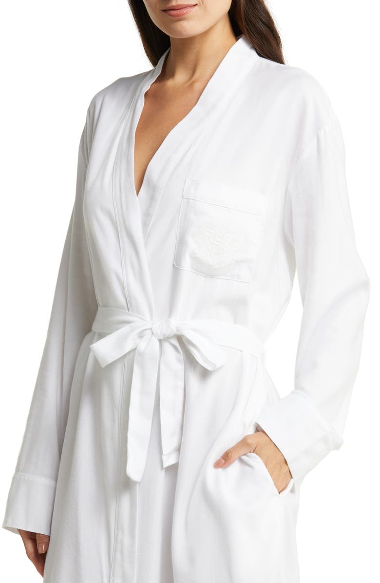 SKIMS Hotel Cotton Blend Robe, Alternate, color, 