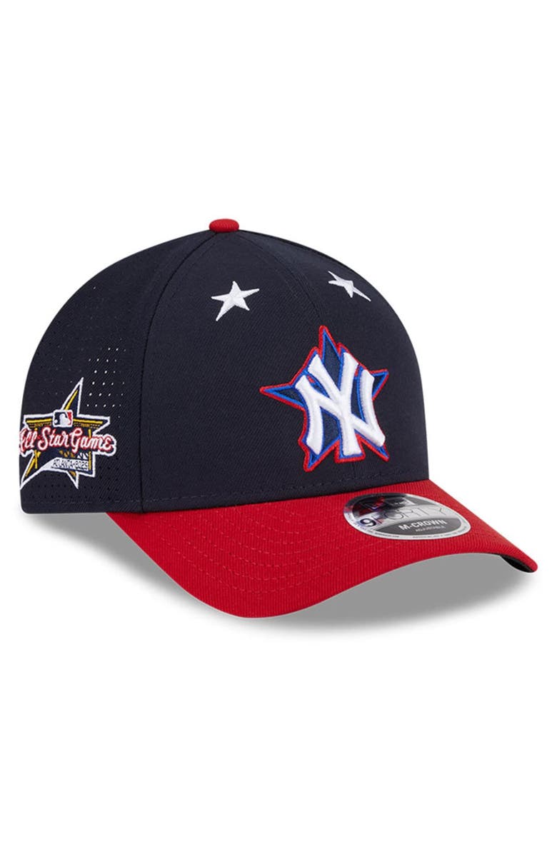 New Era Men's New Era Navy/Red  New York Yankees 2025 MLB All-Star Game Workout 9FORTY M-Crown Adjustable Hat, Main, color, 
