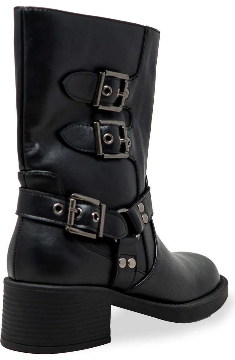 CHASE AND CHLOE Ashton Buckle Riding Boot, Alternate, color,