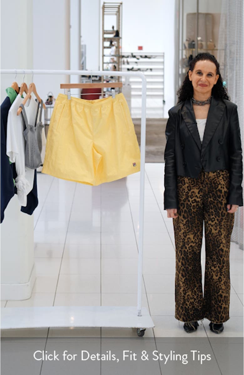 x Hailey Nylon Crinkle Shorts, sales video thumbnail