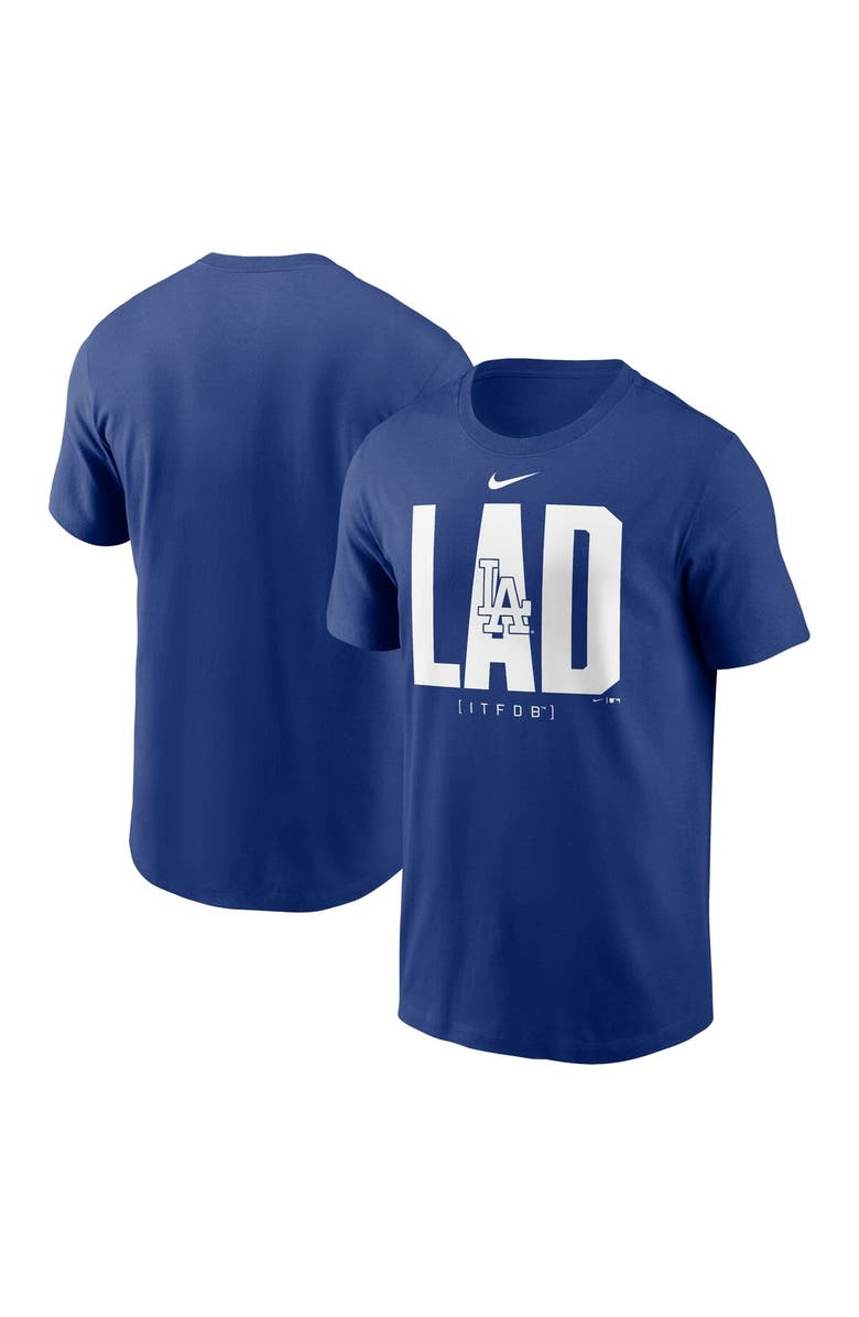 Nike Men's Nike Royal Los Angeles Dodgers Scoreboard T-Shirt, Main, color, Royal