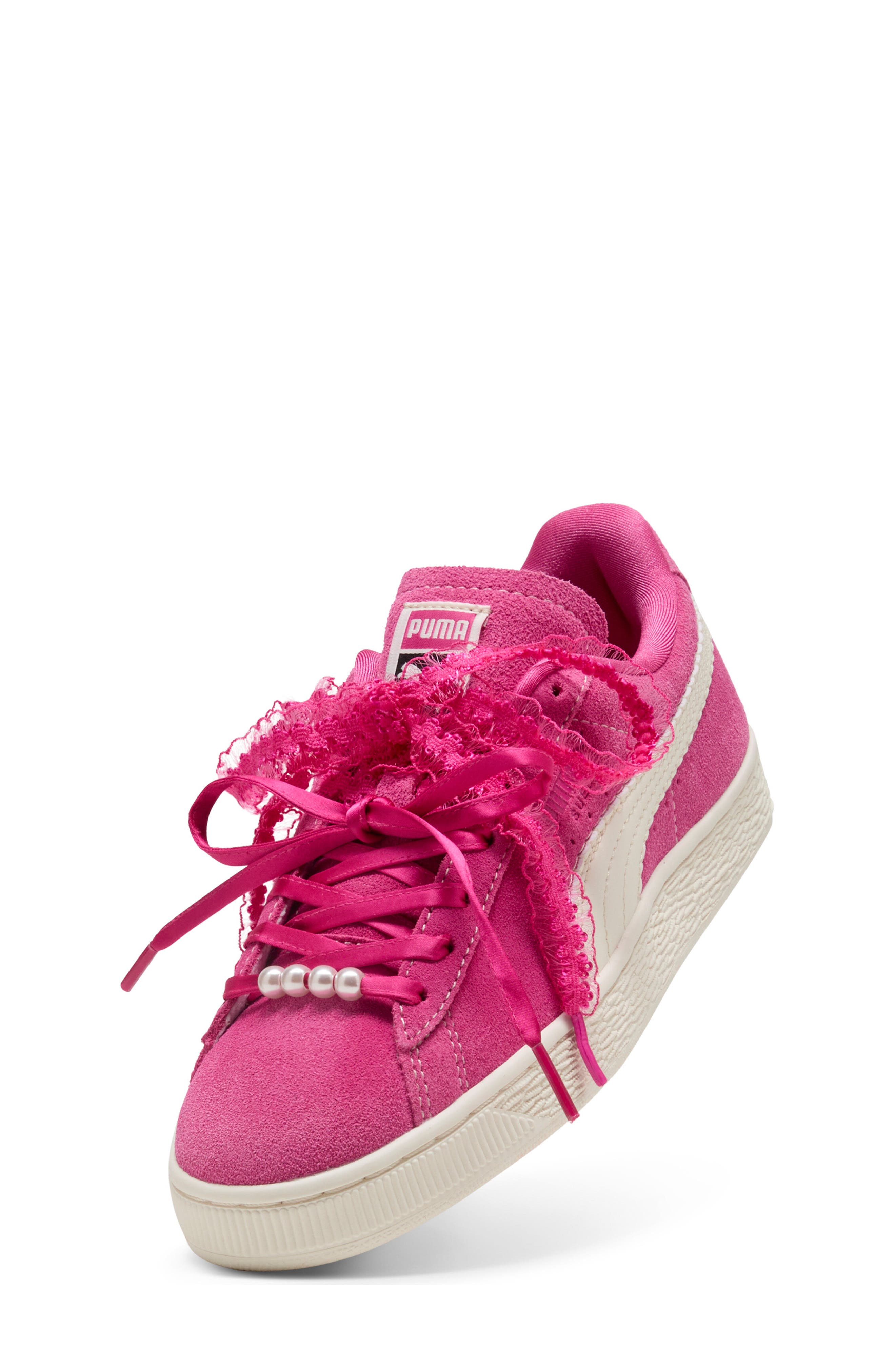 PUMA Kids' Suede Bloom Sneaker | Nordstrom
