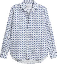 Frank & Eileen Eileen Crab Print Relaxed Button-Up Shirt