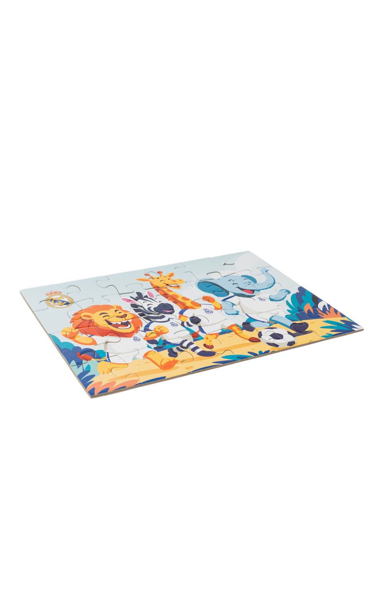 Miniland Real Madrid Soccer 24 Piece Children's Jigsaw Puzzle, Main, color, Blue Multi