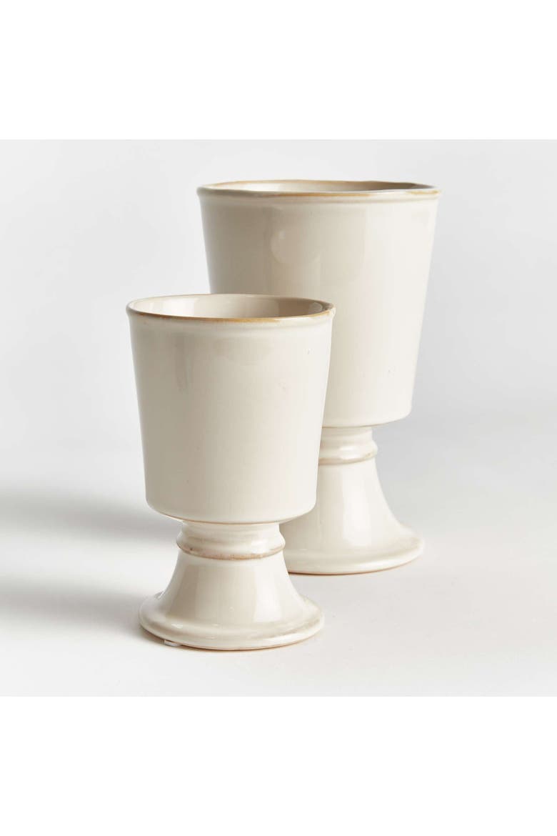 KELCY FOOTED CACHEPOTS Set of 2, Alternate, color, Off-White