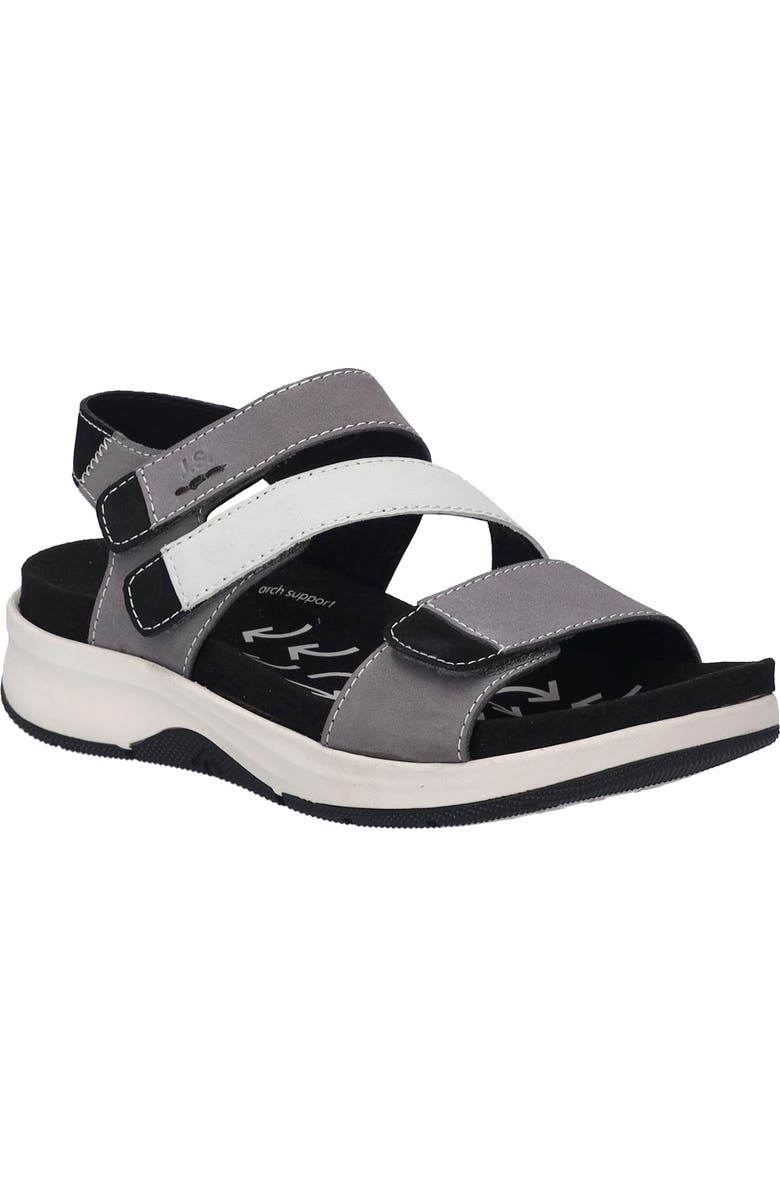 Josef Seibel Estelle 06 Sandal, Main, color, Gray