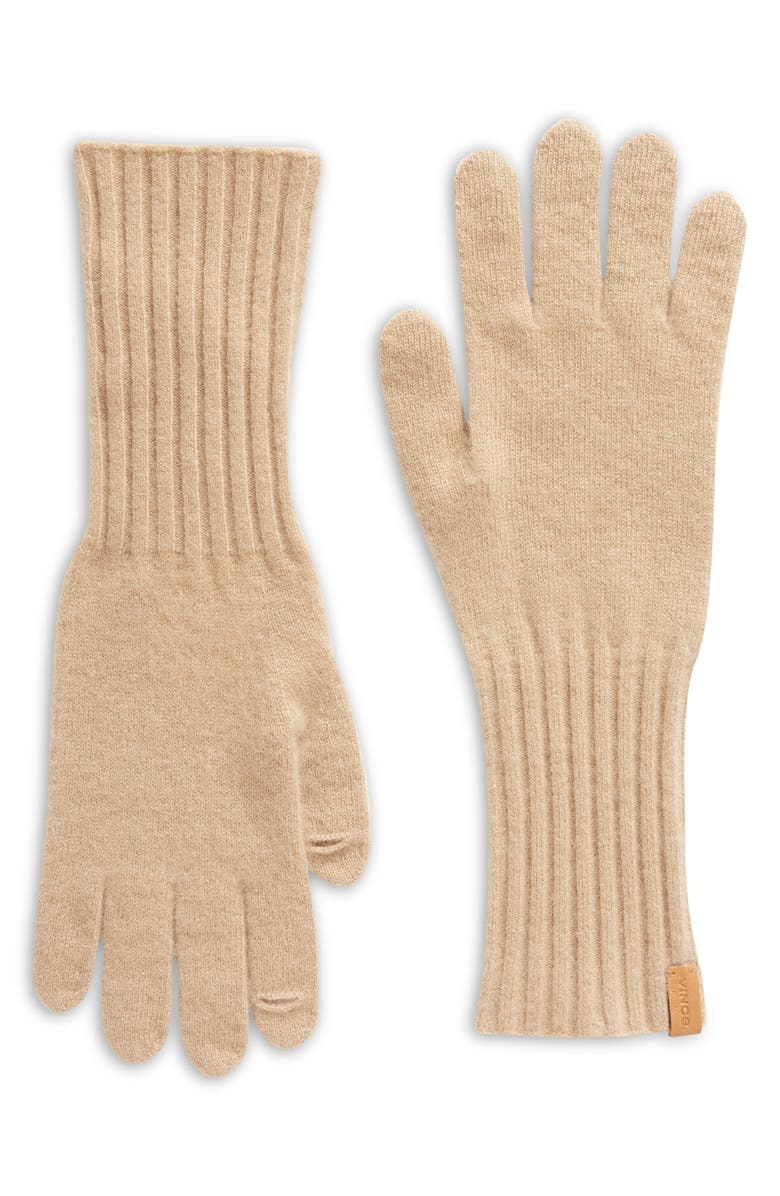 Vince Boiled Cashmere Gloves, Main, color, 231Cam