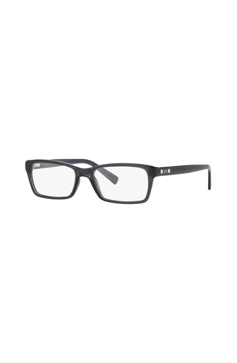 Armani Exchange 53mm Rectangle optical glasses, Main, color, Grey