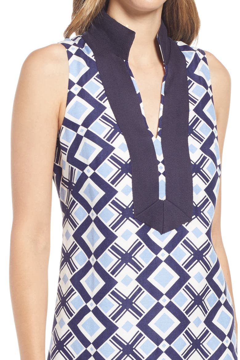 Sleeveless Sheath Dress, Alternate, color, BLUE