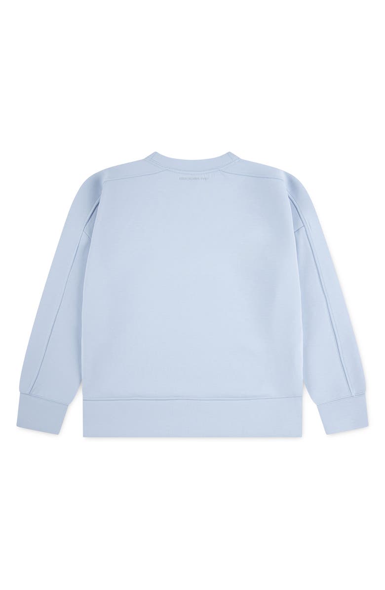 abercrombie kids Kids' Crewneck Sweatshirt, Alternate, color, Skyway