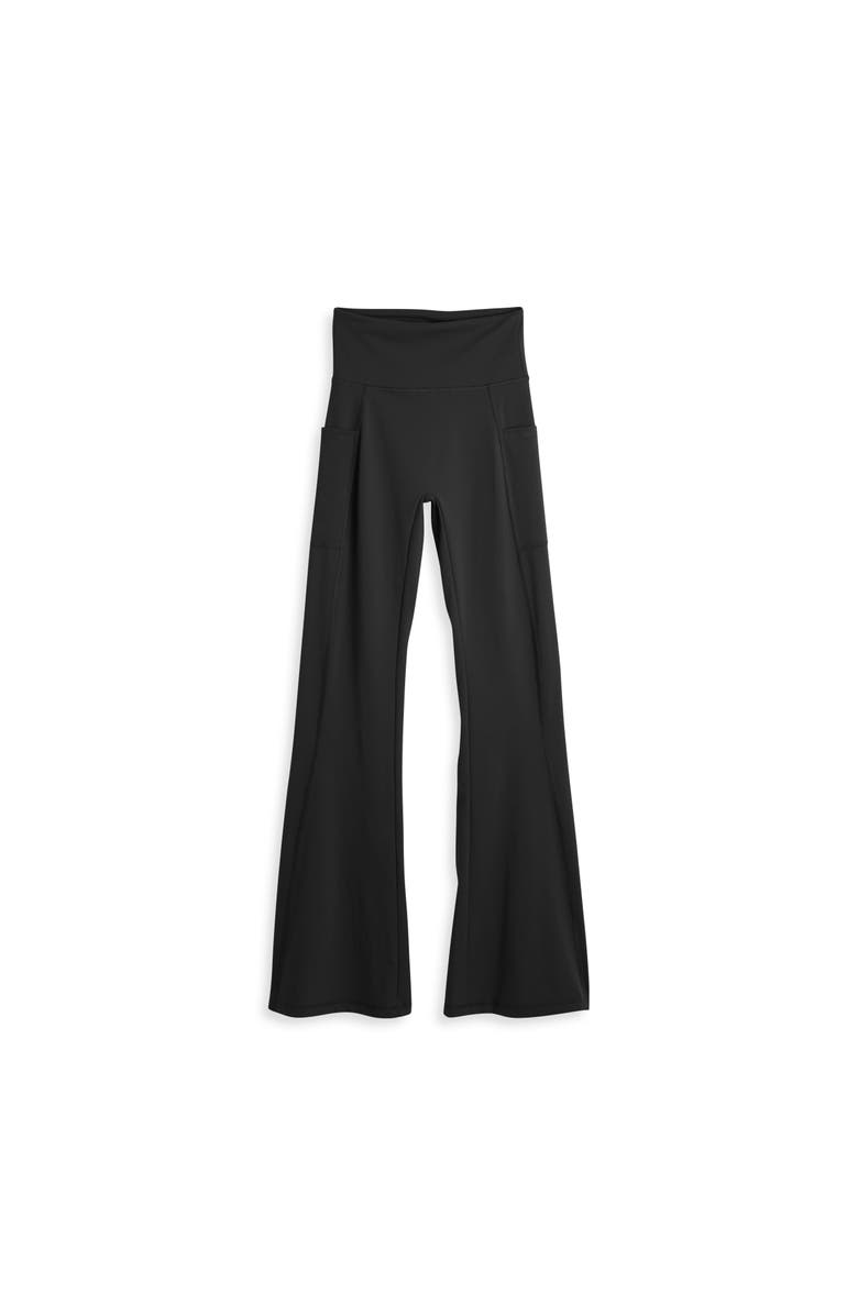 TomboyX Flared Legging, Alternate, color, Black