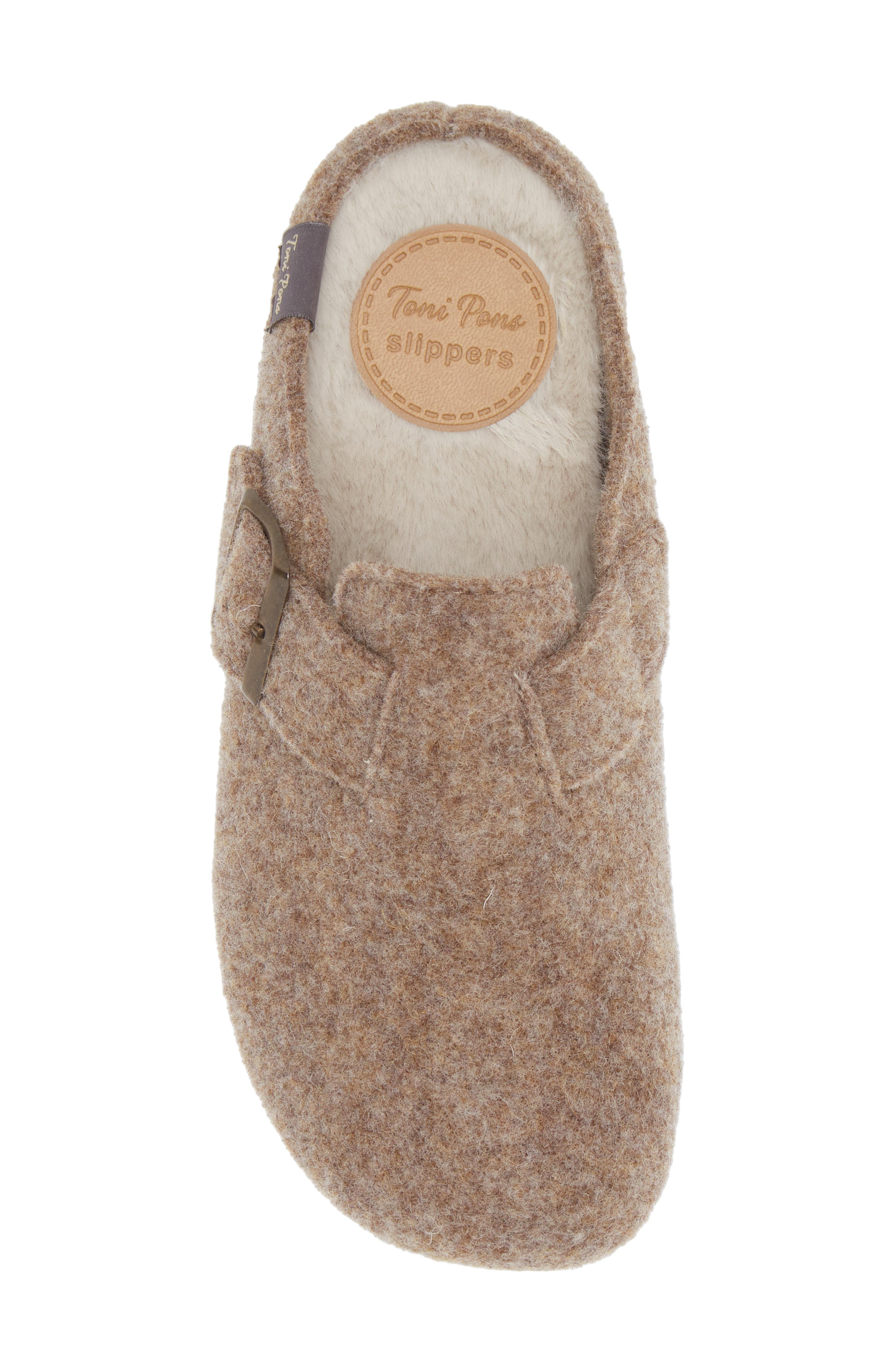 Toni Pons Mima Wool Blend Clog Slipper, Alternate, color, Taupe