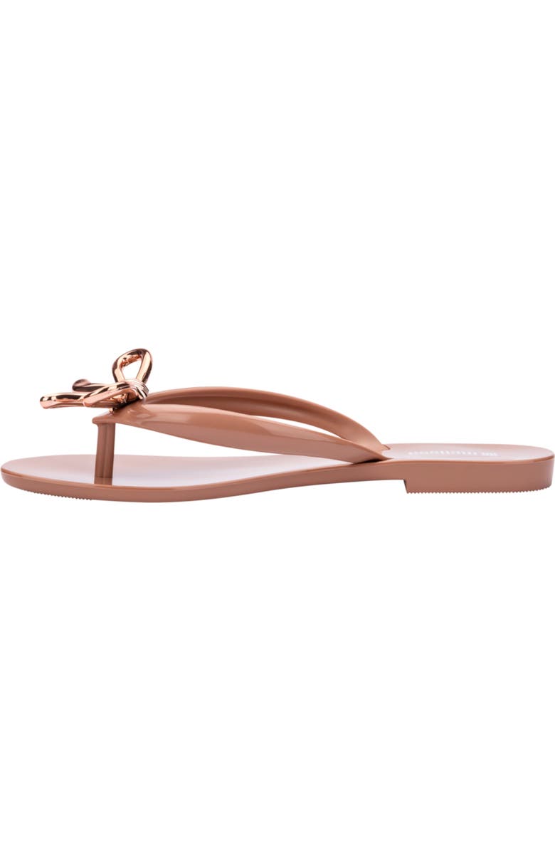 Melissa Harmonic Iris Flip Flop, Alternate, color, Brown