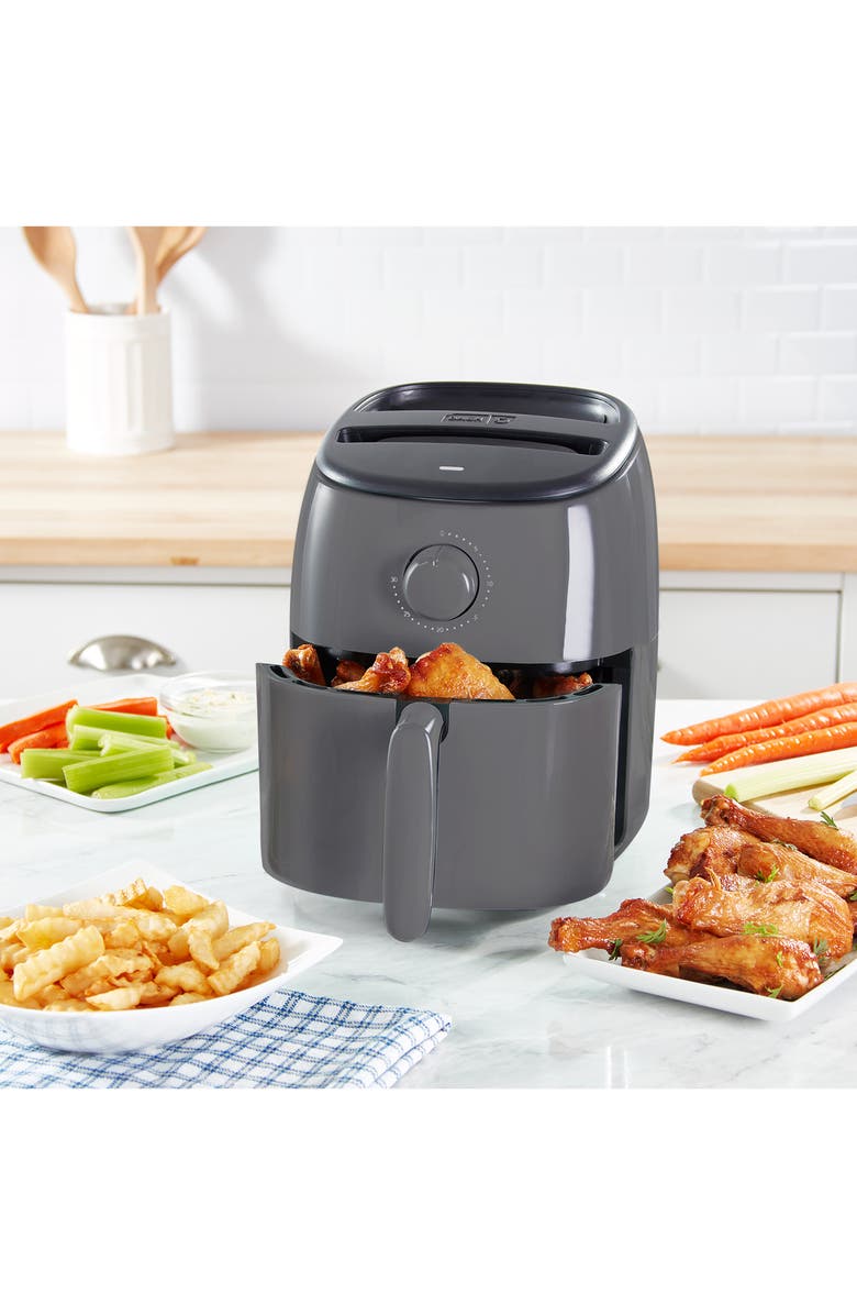 Dash Tasti-Crisp<sup>™</sup> Express Air Fryer 2.6 Qt., Alternate, color, Grey
