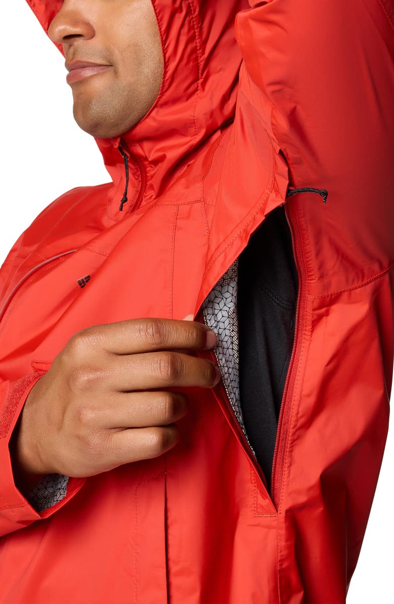 Columbia Evapouration II Waterproof Hooded Packable Jacket, Alternate, color,