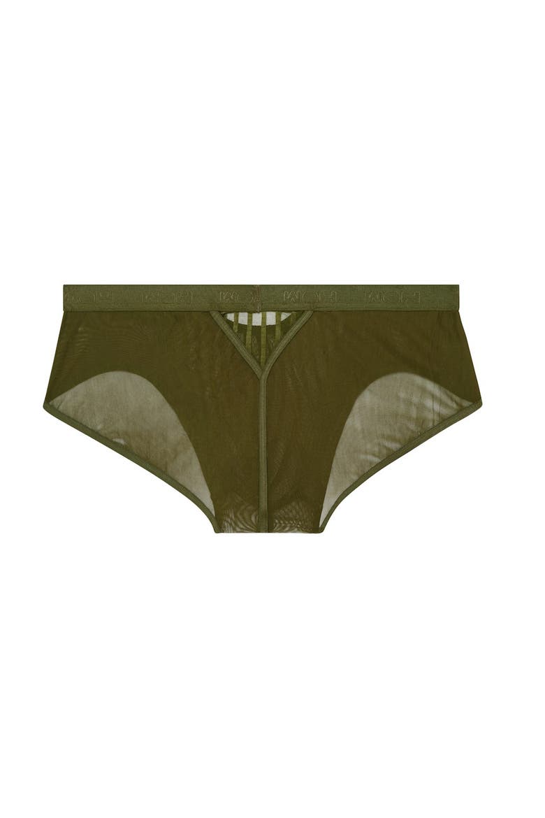 Personal Allure Mini Briefs, Alternate, color, Olive