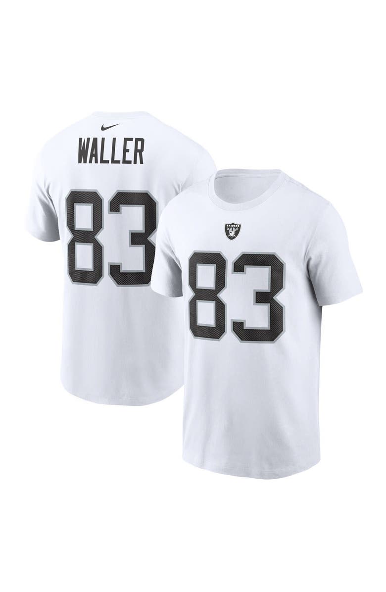 Nike Men's Nike Darren Waller White Las Vegas Raiders Player Name & Number T-Shirt, Main, color, 