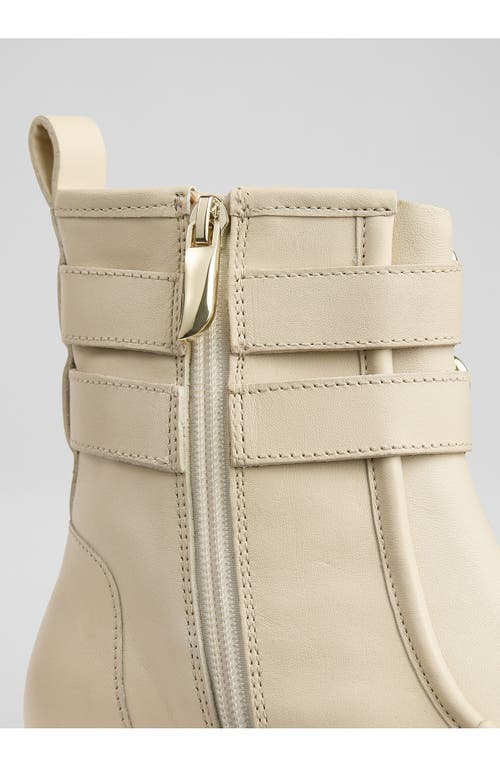 Lk Bennett Bennie Chunky Anke Bootie In Nude