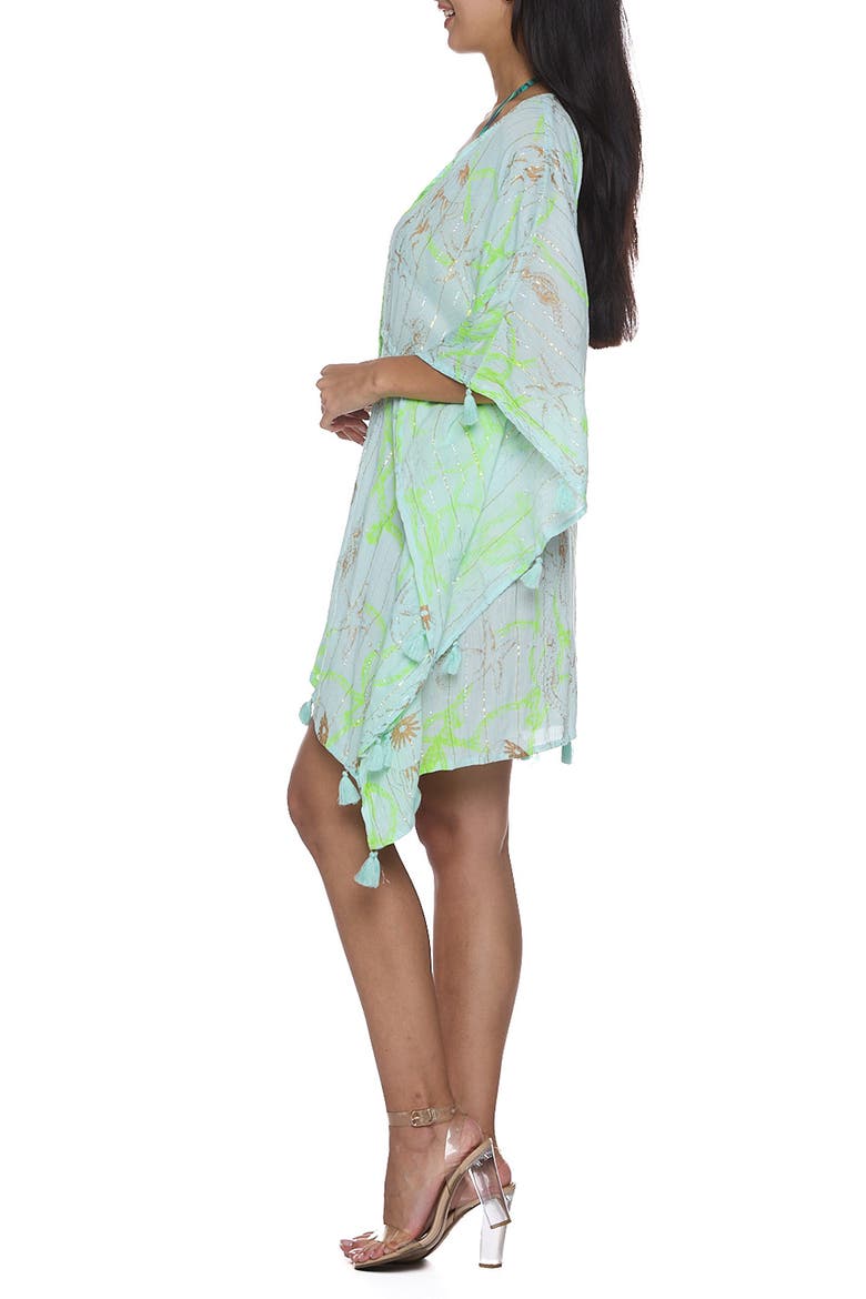 Cover-Up Robe, Alternate, color, GREEN BLUE